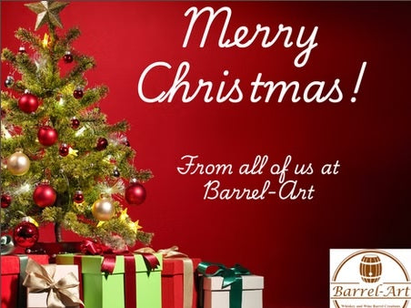 Cheers to the Season and Merry Christmas from Barrel-Art!