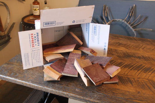 Wine or Whiskey Barrel Stave Pieces