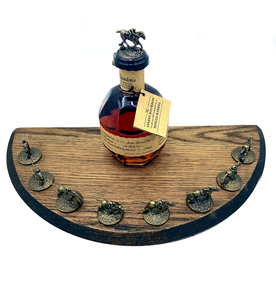 Blanton’s Stopper Display | Barrel Head Cork & Bottle Holder
