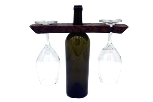 Wine Butler/Caddy Made from Red Wine Barrel Stave