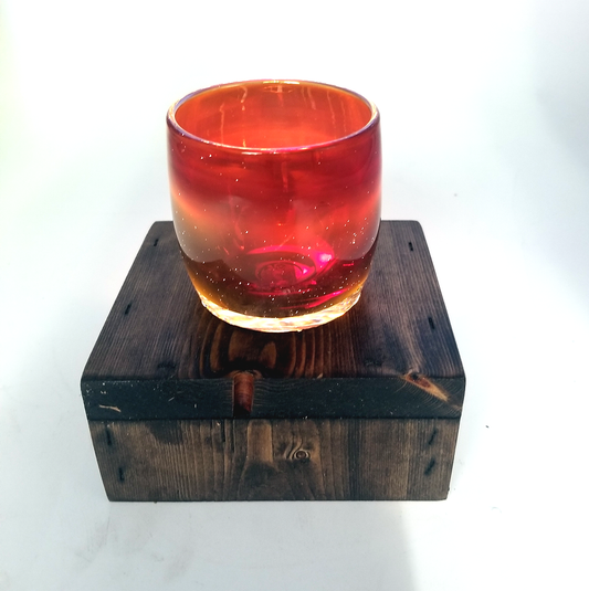 Single Glassybaby Candle Display