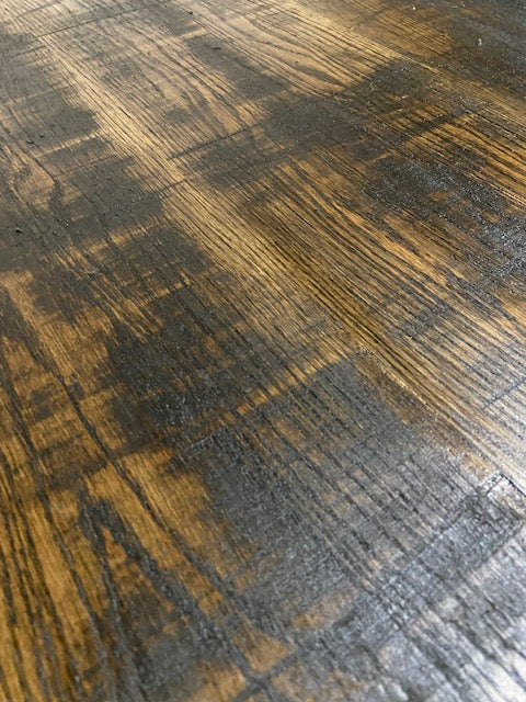 Wine/ Whiskey Barrel Coffee Table with Lifting Top