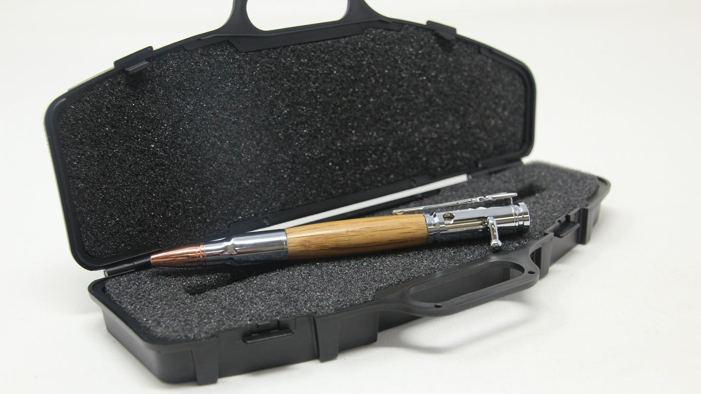 Silver 30 Caliber Bullet Pen