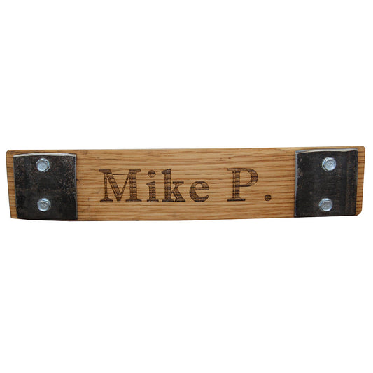 Engraved Stave Name Sign