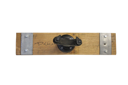 Barrel Stave Guitar Holder – Wall Mount Made from Reclaimed Whiskey or Wine Barrel with Optional Personalization
