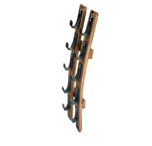 Wall-Mounted Flight Board Storage Rack – Whiskey Barrel Tasting Tray Display