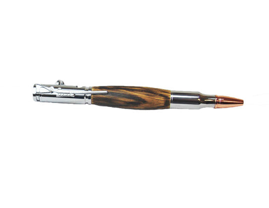 Silver 30 Caliber Bullet Pen