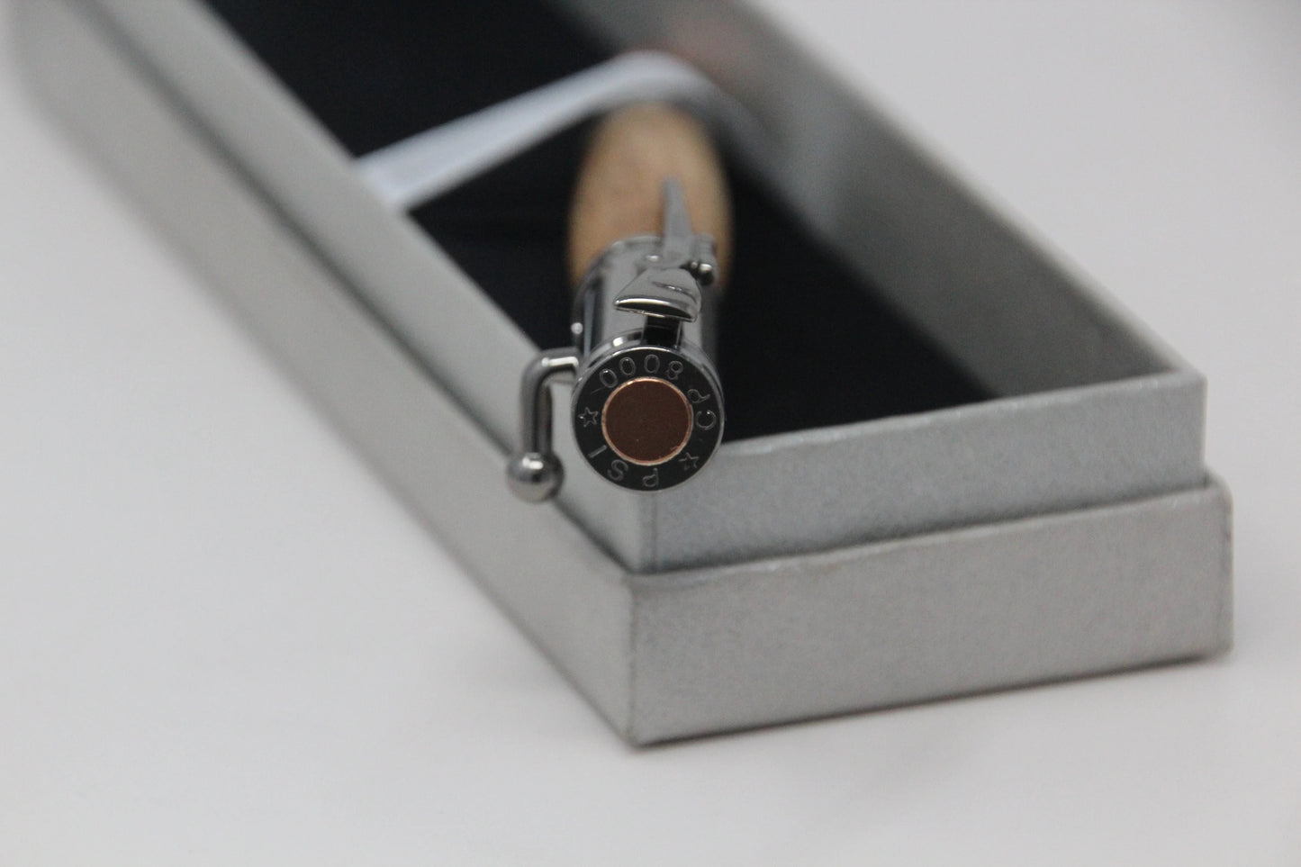 Silver 30 Caliber Bullet Pen