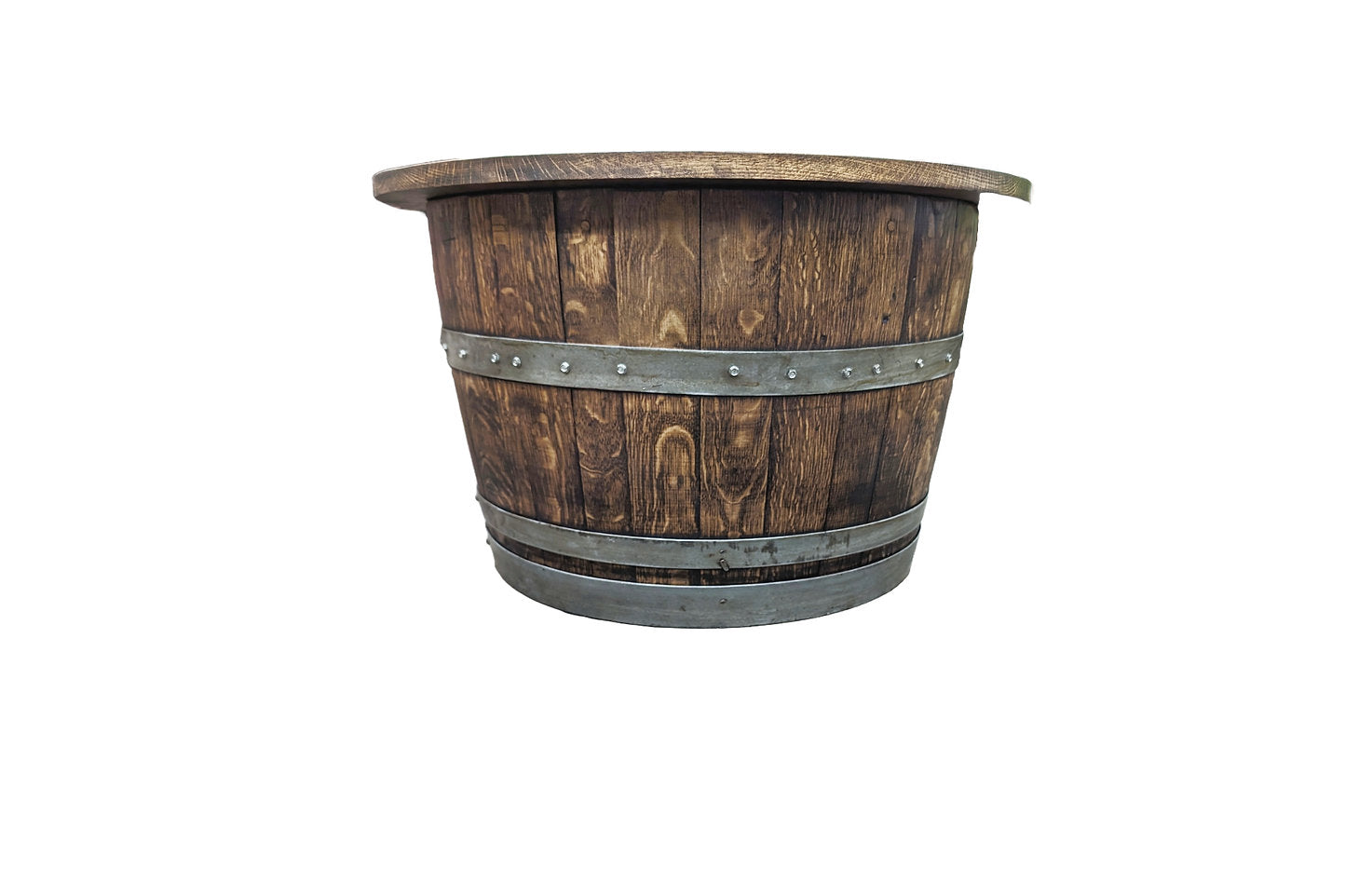 Wine Barrel Lifting Top Table