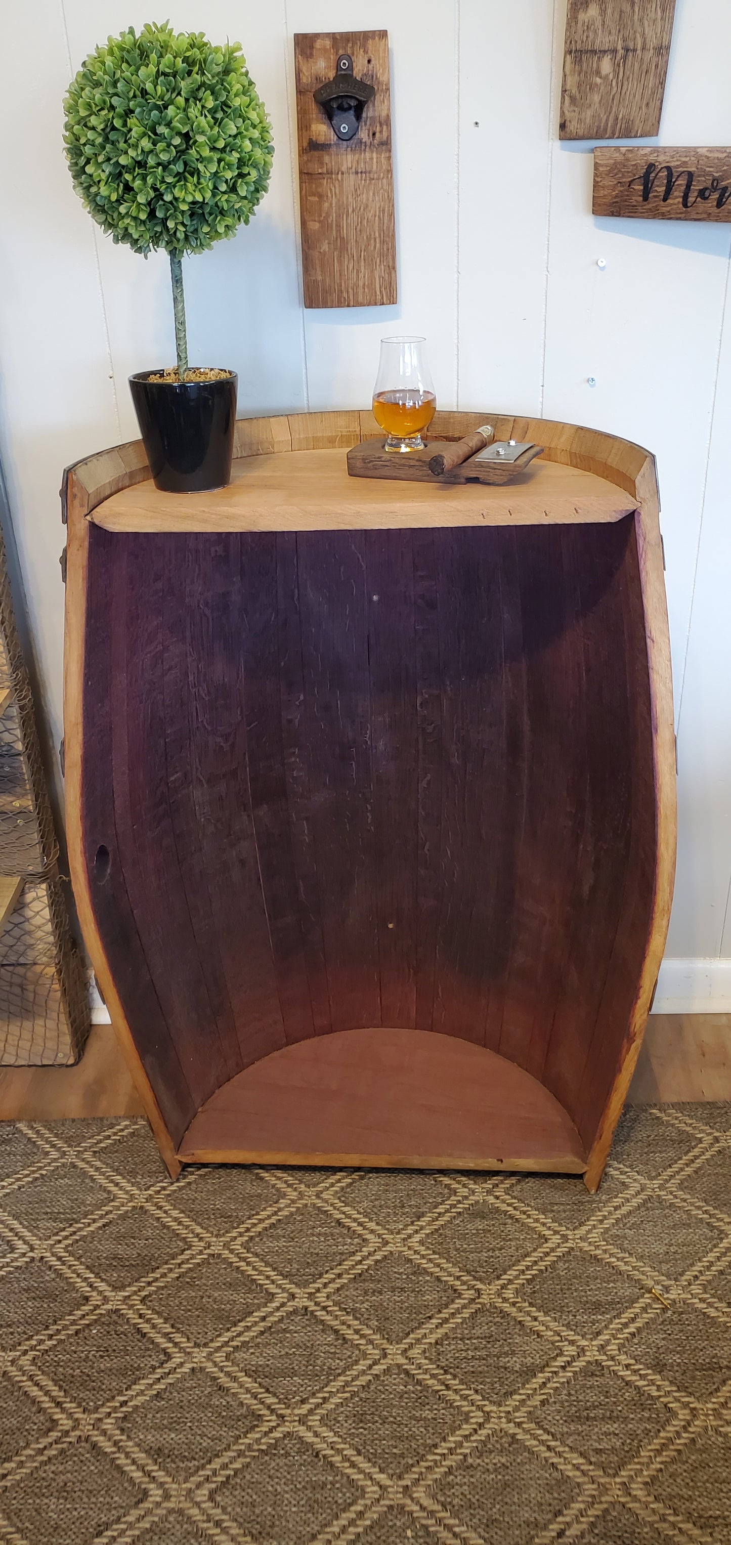 Personalized Half Barrel Bar
