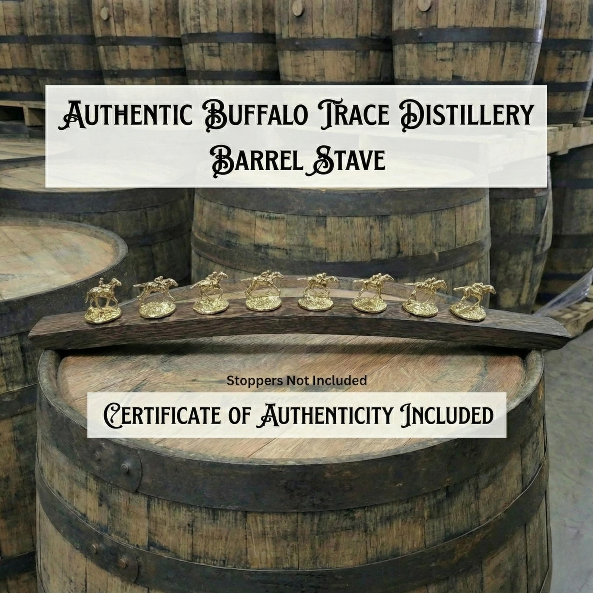 Authentic Buffalo Trace Distillery barrel stave - certificate of authenticity included