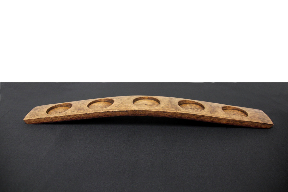 Reclaimed wine barrel wood grain and craftsmanship