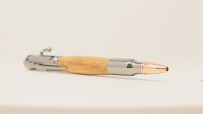 Silver 30 Caliber Bullet Pen