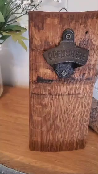 Bottle Opener with magnetic cap catcher